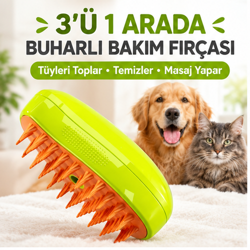 Buharlı Evcil Hayvan Tarağı