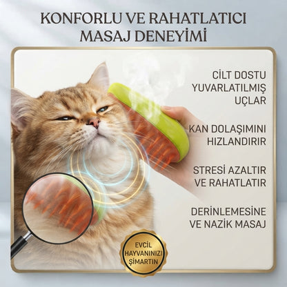 Buharlı Evcil Hayvan Tarağı