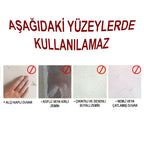 Çift Taraflı Bant Seti – 60 Parça — ölçü ve kullanım bilgisi